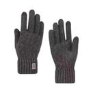 Lã quente masculina malha luvas, tela sensível ao toque mais velo luvas, inverno frio, novo