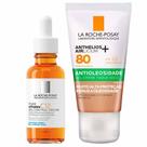 La Roche-Posay Kit - Sérum Antirrugas + Protetor Solar Facial com Cor FPS 80 3.0