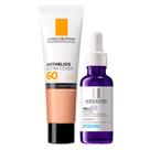 La Roche-Posay Kit - Sérum + Protetor Solar FPS60 Cor 3.0 para Rejuvenescimento Facial