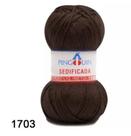 Lã sedificada pingouin 100 gr cor 1703 cacau Lã sedificada pingouin 100 gr cor 1703 cacau