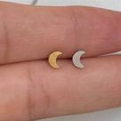 LABRET AÇO CIRÚRGICO LUA LISA - 1,2mm - Dourado com PVD LABRET AÇO CIRÚRGICO LUA LISA - 1,2mm - Dourado com PVD