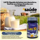 Lac10 10.000 UFCC Auxilia na digestão da lactose 60 cápsulas