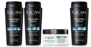 Lacan Indispensable Kit Shampoo + Cond + Masc + Leave-in