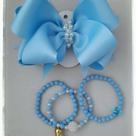 Laço com pulseiras