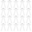 Laço de cabelo elástico Cheer Bows CEELGON College Style 20 peças
