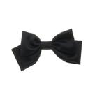 Laço de cabelo lais crepe acetinado preto