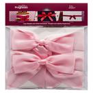 Laço de Cetim Simples Rosa Bebê G com Cinta Horizontal - Progresso Laço de Cetim Simples Rosa Bebê G com Cinta Horizontal - Progresso