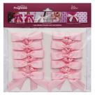 Laço de Cetim Simples Rosa Bebê P com Anel Elástico - Progresso Laço de Cetim Simples Rosa Bebê P com Anel Elástico - Progresso