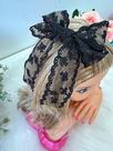 Laço de Renda Preto Jessica para Cabelo