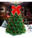 Laço Gigante Tecido Enfeite Natal Pendente Decoração 28 Cm Laço Gigante Tecido Enfeite Natal Pendente Decoração 28 Cm
