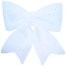 Laço Grande Natal Luxo Glitter 28cm x 24cm Para Decoração