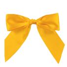 Laço Perfeito de Fita de Cetim com Lacre Prático - Amarelo Canário - G 11x13cm - 3 unidades - Cromus - Rizzo