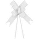 Laço Pronto Liso 30MM Branco - Pacote com 10 Unidades (embalagem com 20 Pacotes)