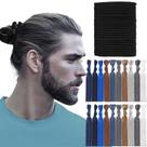 Laços de cabelo 79STYLE, tecido elástico com nós sem danos, masculino