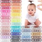 Laços de Cabelo CELLOT - 360 Peças Multicoloridas para Meninas