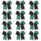 Laços de cabelo Cheer DEEKA 8 de dois tons grandes para meninas adolescentes x12