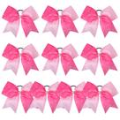 Laços de cabelo Cheer DEEKA, strass, 10 peças para meninas adolescentes