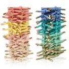 Laços de cabelo DealEachDay Elastics Knotted 56 unidades para mulheres