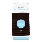 Laços de cabelo GIMME Medium Seamless Nylon Spandex, pacote com 12