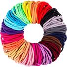 Laços de cabelo, porta-rabos de cavalo, elásticos, 200 unidades TecUnite