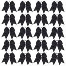 Laços de cabelo YHXX YLEN Cheer 20 peças de 20 cm com suporte de rabo de cavalo