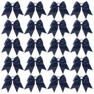 Laços de cabelo YHXX YLEN Cheer 20 peças em azul marinho de 20 cm para meninas
