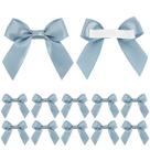 Laços de fita AIMUDI Dusty Blue Satin 2" com fita dupla face x50