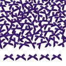 Laços de fita decorativos Meseey, 100 peças, 4,5 cm, violeta, roxo