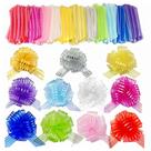 Laços de presente FQTANJU Pull Bow Organza 15 cm com fita 22 unidades