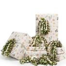 Laços de presente LIZLOVESS 6", verde sálvia, cetim encaracolado, pacote com 6