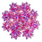 Laços de presente WRAPAHOLIC 4" rosa holográficos, pacote com 12 Laços de presente WRAPAHOLIC 4" rosa holográficos, pacote com 12