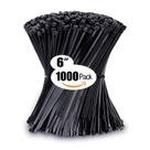 Laços de zíper ANOSON de 15 cm com 11 kg de resistência à tração, preto, pacote 1000 Laços de zíper ANOSON de 15 cm com 11 kg de resistência à tração, preto, pacote 1000