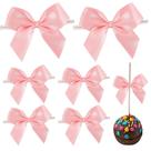 Laços Satin Ribbon Twist Tie para embrulhar presentes - 50 unidades