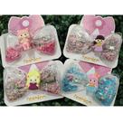 Laços Transparentes Com Confeitos Coloridos Sereia E Menina Laços Transparentes Com Confeitos Coloridos Sereia E Menina