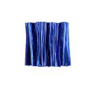 Lacre Araminho Fitilho Fecho Metalizado 10cm Azul 1000un
