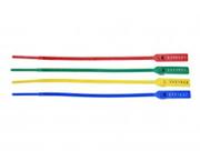 Lacre de Malote Numerado 23cm em Nylon Embalagem com 100 unidades Lacre de Malote Numerado 23cm em Nylon Embalagem com 100 unidades