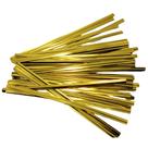 Lacre metalizado dourado p embalagens presentes e acessorios