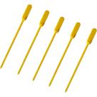 Lacre para Malote Espinha de Peixe 23CM Amarelo - Pacote com 100