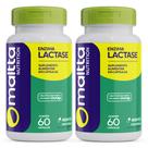 Lactase Enzima 60caps 400mg Maltta Kit 2 Frascos