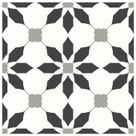 Ladrilho de piso MORCART Peel and Stick 40 peças de 20x20cm (preto)