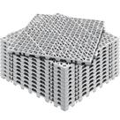 Ladrilhos de drenagem VEVOR Modular Interlocking, pacote com 12 unidades, cinza Ladrilhos de drenagem VEVOR Modular Interlocking, pacote com 12 unidades, cinza