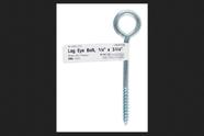 Lag Eye Bolt Hampton 6,35 mm x 9,5 cm em aço zincado Lag Eye Bolt Hampton 6,35 mm x 9,5 cm em aço zincado
