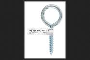 Lag Thread Eyebolt Hampton 3/8" x 10 cm em aço zincado