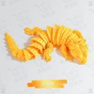 Lagarto Articulado Animal Flexível Realista