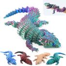Lagarto Impresso em 3D HIAPRIL 50 cm com Articulações Móveis
