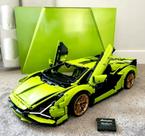 Lamborghini (lamborguini) sian 3.696 peças para montar modelo numérico 77110
