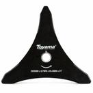 Lâmina 3 Pontas para Roçadeira 300mm Toyama Forjada Universal para Corte de Mato e Capim com Alta Durabilidade