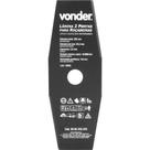 Lâmina de 2 Pontas, Para Roçadeiras, 255 mm x 25,4 mm, Vonder