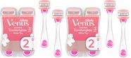 Lâmina de barbear descartável Gillette Venus ComfortGlide White Tea x2
