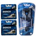 Lâmina de barbear Dorco Pace 3 com 10 cartuchos e 1 alça